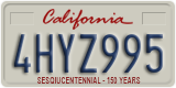 California, Passenger Car (1ABC234)