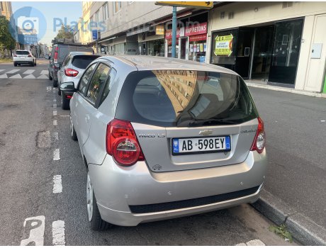 AB 598 EY, Chevrolet Aveo