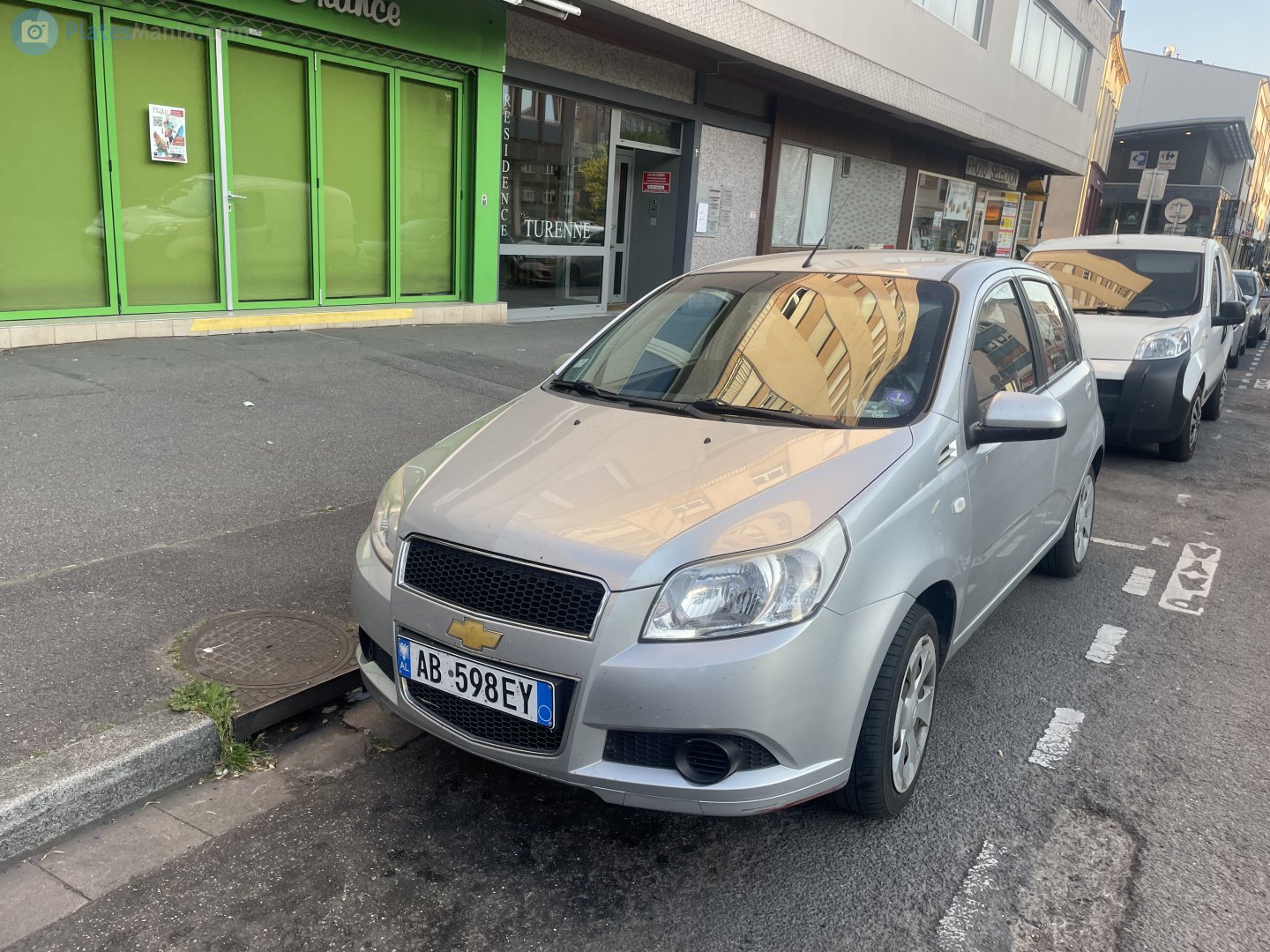 AB 598 EY, Chevrolet Aveo 1st gen 5-door Hatch (T250), facelift, 2008–2016