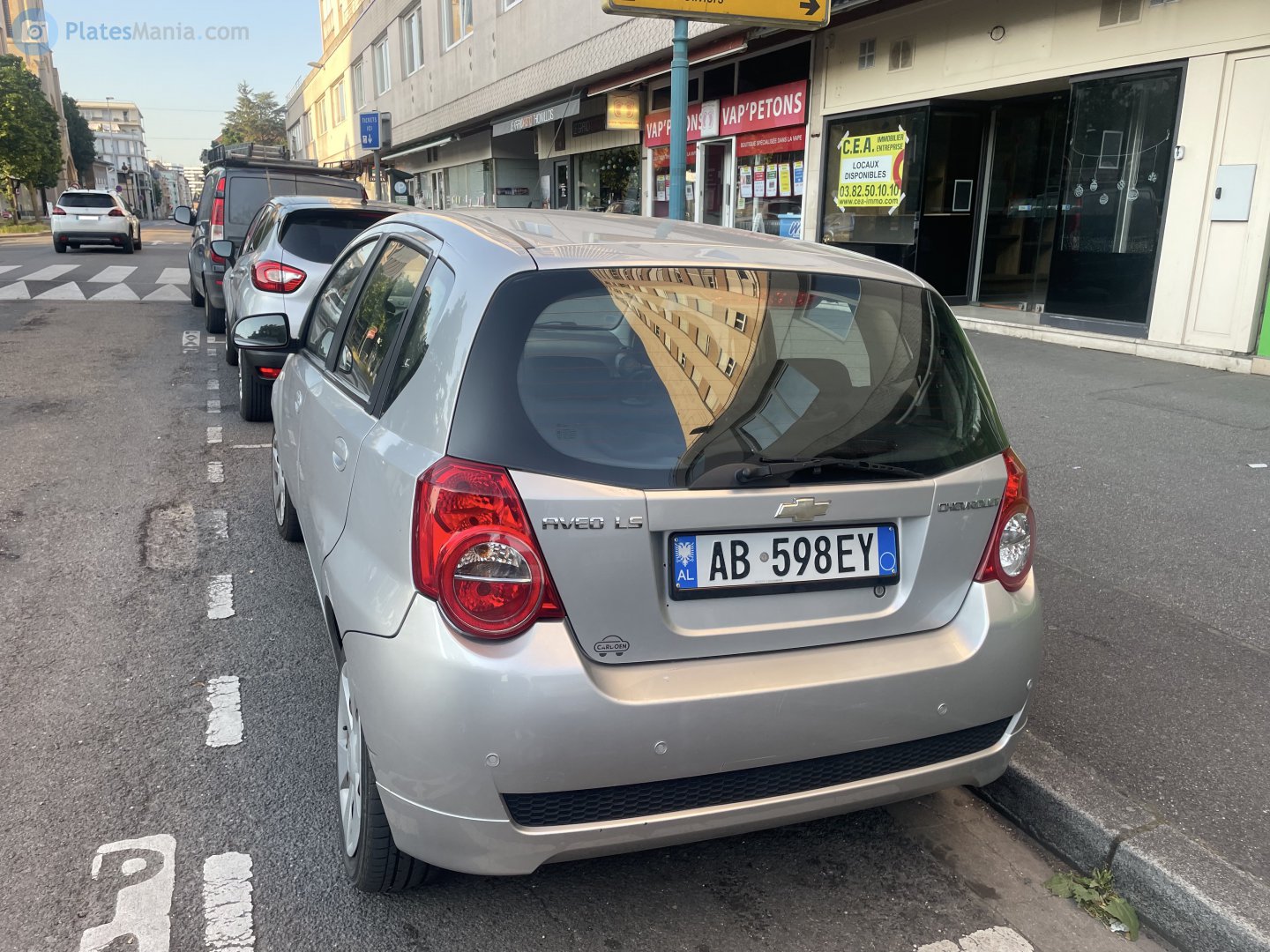 AB 598 EY, Chevrolet Aveo 1st gen 5-door Hatch (T250), facelift, 2008–2016