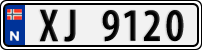 License plate of Norway, Trailers, motorcycles, special vehicles