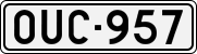 License plate of Finland, Cars