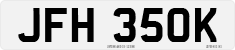 License plate of the United Kingdom, 1963 year system