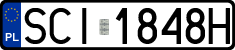 License plates of Poland, Regular car plates