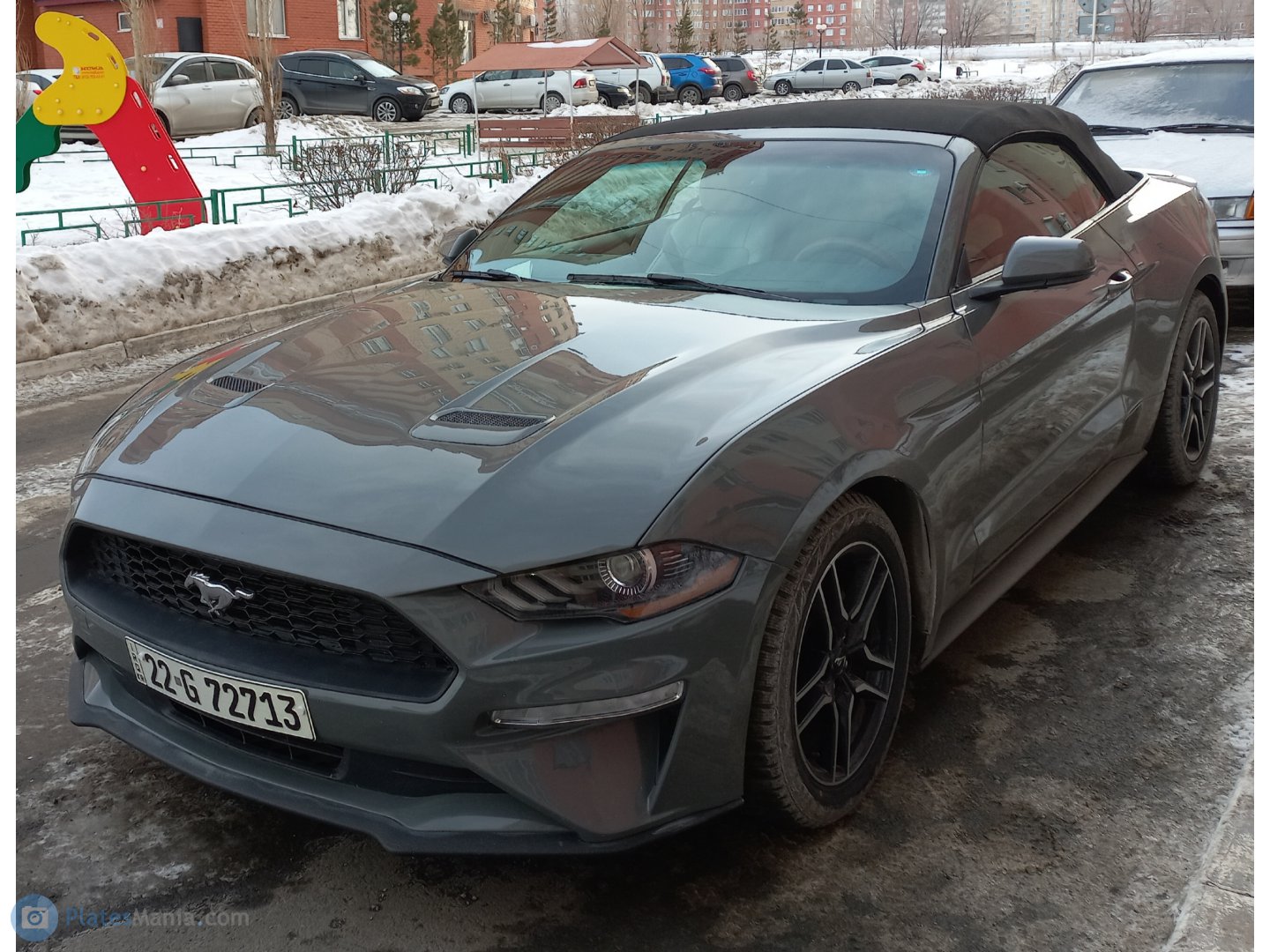 22 G 72713, Ford Mustang 6th gen 2-door Coupé (S550), facelift, 2017–2023