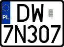 License plates of Poland, Regular car plates