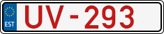 License plate of Estonia, Transit plates