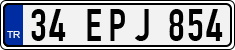 License plate of Turkey, Regular plates