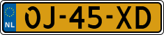 License plate of the Netherlands, Semi-trailers