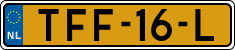 License plate of the Netherlands, Agricultural vehicles