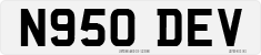 License plate of the United Kingdom, 1983 year system
