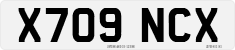 License plate of the United Kingdom, 1983 year system