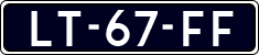 License plate of the Netherlands, Cars