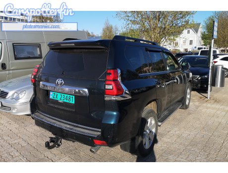 ZX 23481, Toyota Land Cruiser Prado (Hammerfest) License plate of