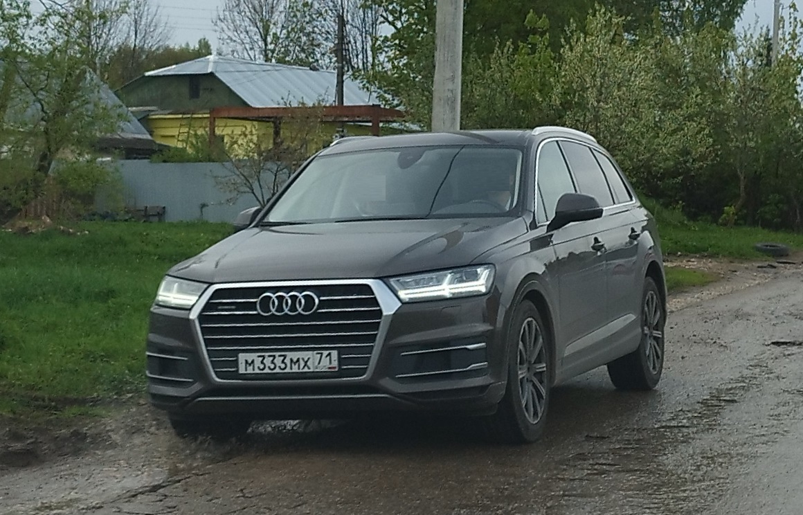 м 333 мх 71, Audi Q7 2nd gen (4MB), 2015–2019