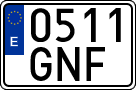 License plates of Spain, Ordinary (2000)
