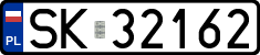 License plates of Poland, Regular car plates