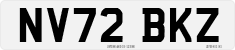 License plate of the United Kingdom, 2001 year system