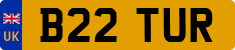 License plate of the United Kingdom, 1983 year system