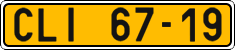 License plate of the Czech Republic, Commercial vehicles (1960)