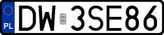 License plates of Poland, Regular car plates