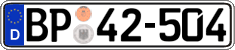 German license plate, Authorities and federal agencies