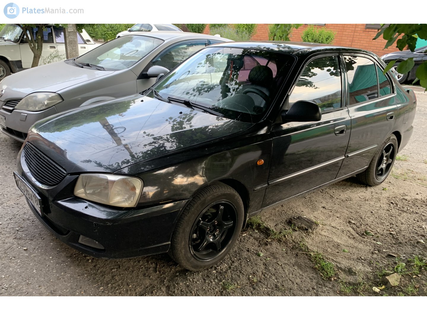 х 239 ва 180, Hyundai Accent 2nd gen Sedan (LC), 1999–2003 (–2016 for others)