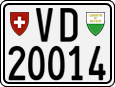 License plate of Switzerland, Motorcycles
