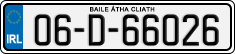 License plate of Ireland, Regular plates