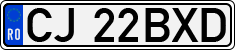 License plate of Romania, Regular plates