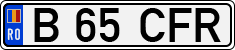 License plate of Romania, Regular plates