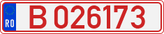 License plate of Romania, Provisional