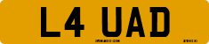 License plate of the United Kingdom, 1983 year system