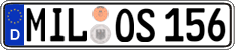 German license plate, Regular plates