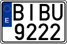 License plates of Spain, 1971 year series