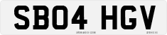 License plate of the United Kingdom, 2001 year system