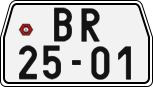 License plate of the Czech Republic, Motorcycles (1960)