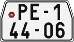 License plate of the Czech Republic, Motorcycles (1960)