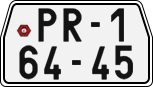 License plate of the Czech Republic, Motorcycles (1960)