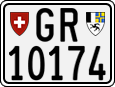 License plate of Switzerland, Motorcycles