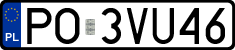 License plates of Poland, Regular car plates