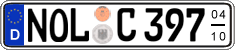 German license plate, Seasonal plates