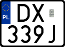 License plates of Poland, Special vehicles and motorcycles