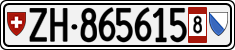 License plate of Switzerland, Provisional
