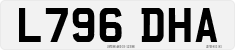 License plate of the United Kingdom, 1983 year system