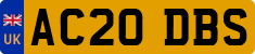License plate of the United Kingdom, 2001 year system