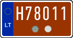 License plate of Lithuania, Oldtimers