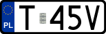 License plates of Poland, Regular car plates