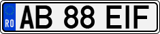License plate of Romania, Regular plates