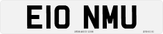License plate of the United Kingdom, 1983 year system